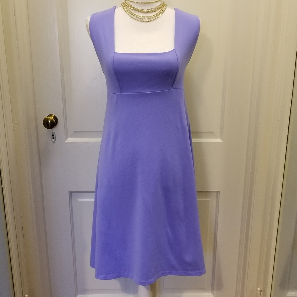 Biondo Dress Cross Straps in Periwinkle Blue EUC